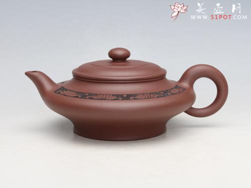 紫砂壶图片：虚扁 - 美壶网