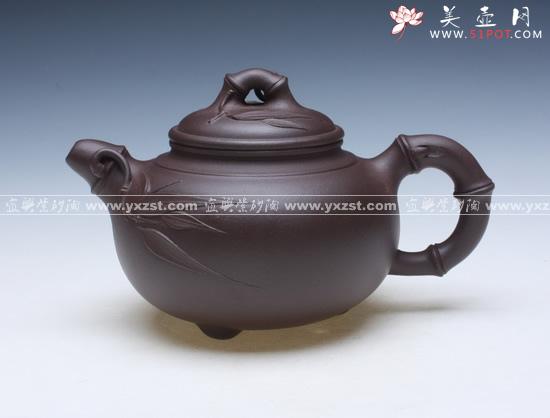 紫砂壶图片：竹圆 - 美壶网