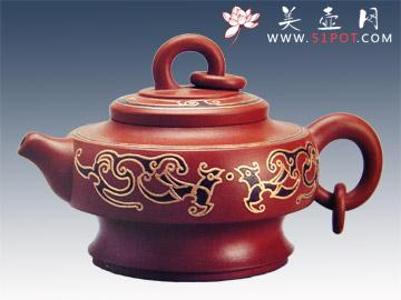 紫砂壶图片：铜鼓告捷壶 - 美壶网