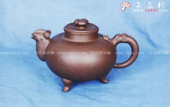 紫砂壶图片：天鸡壶 - 美壶网