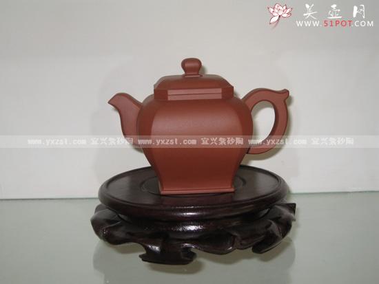 紫砂壶图片：四方折角 - 美壶网