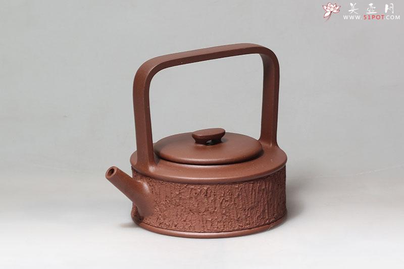 紫砂壶图片:线律提梁 - 美壶网