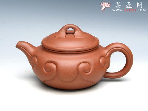 紫砂壶图片:如意仿古 容量:650CC - 美壶网