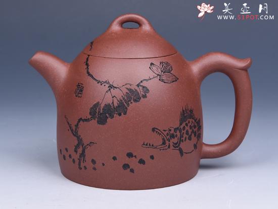 紫砂壶图片：   - 美壶网