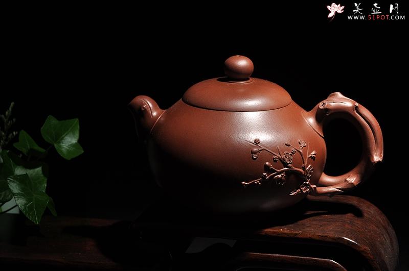 紫砂壶图片：圆福-梅 - 美壶网