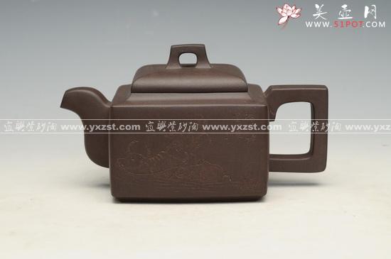 紫砂壶图片：亚明四方 - 美壶网
