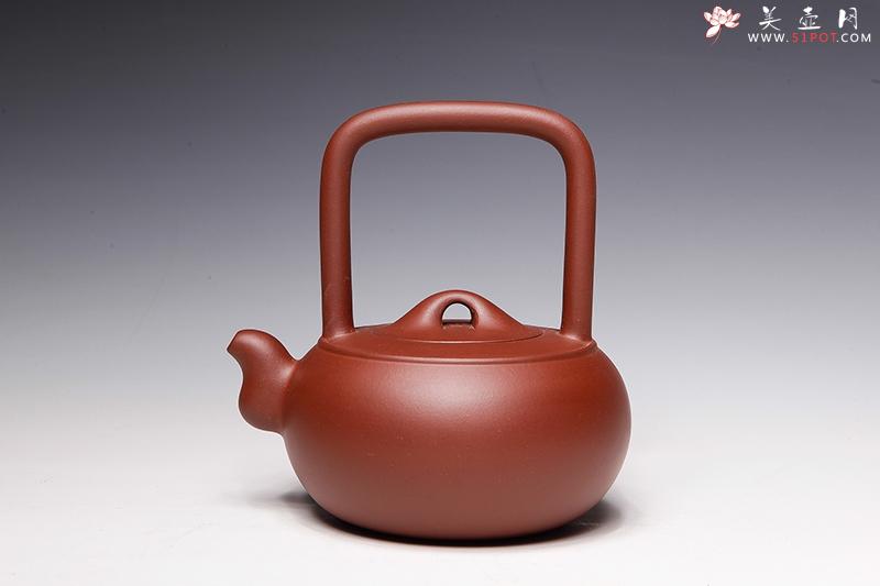 紫砂壶图片：光明提梁壶 - 美壶网