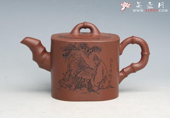 紫砂壶图片：高竹段 - 美壶网