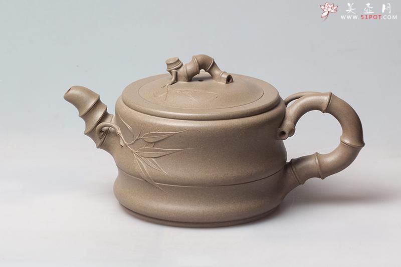 紫砂壶图片：大竹段壶 - 美壶网