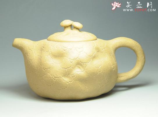 紫砂壶图片：灵芝供春 - 美壶网