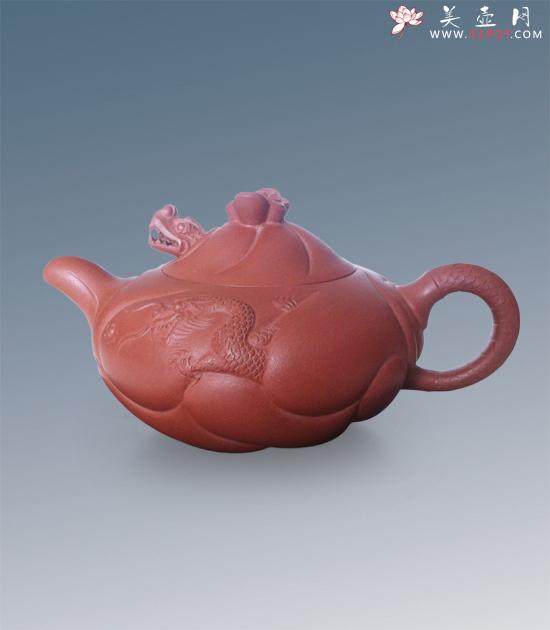 紫砂壶图片：鱼化龙 - 美壶网