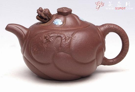 紫砂壶图片：小鱼化龙 - 美壶网