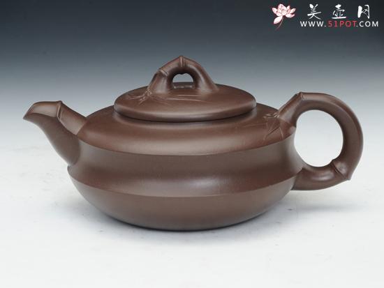 紫砂壶图片:竹韵 - 美壶网