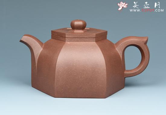紫砂壶图片：六方乐钟 - 美壶网