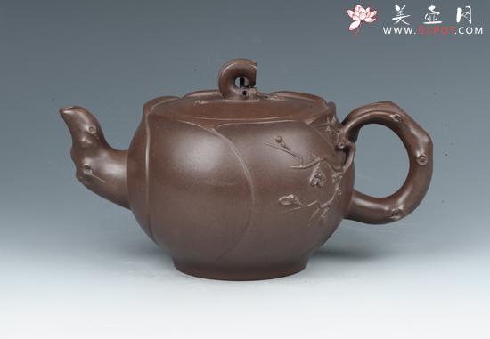 紫砂壶图片：碗梅壶 - 美壶网