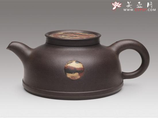 紫砂壶图片：日月同辉 - 美壶网