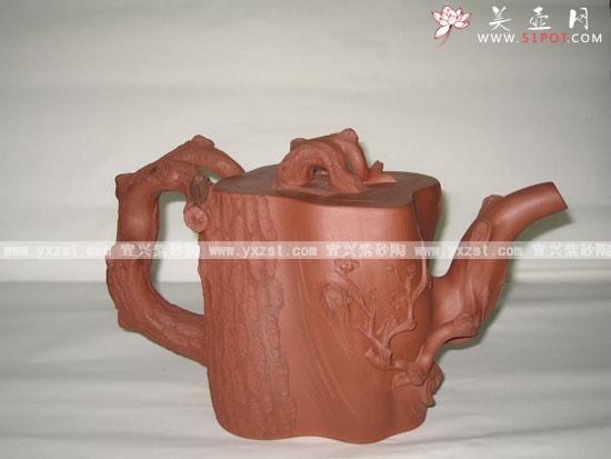 紫砂壶图片：大松段壶 - 美壶网