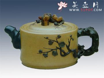 紫砂壶图片：岁寒三友 - 美壶网