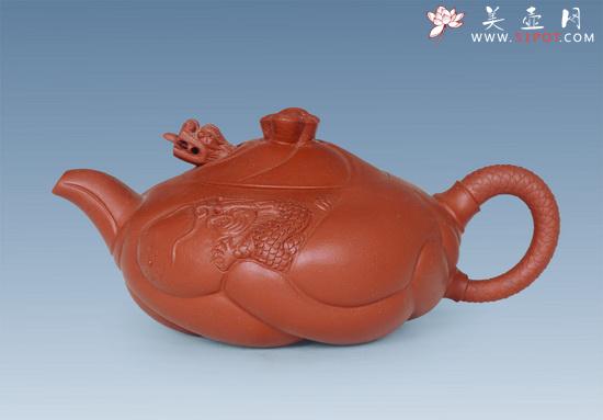 紫砂壶图片:鱼化龙3 - 美壶网