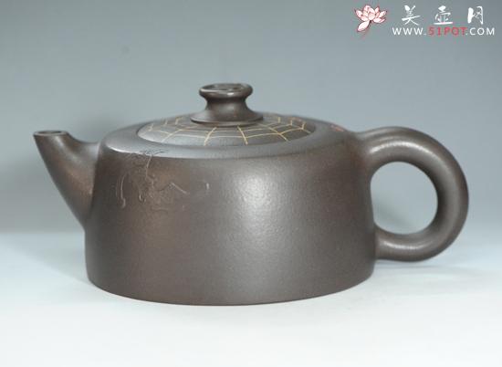 紫砂壶图片:蜘蛛壶 - 美壶网