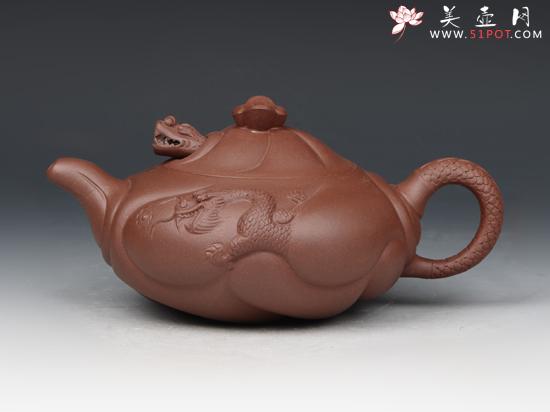 紫砂壶图片：鱼化龙 - 美壶网