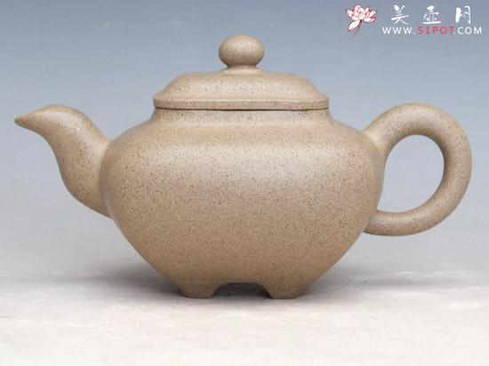 紫砂壶图片：传炉 青灰泥 - 美壶网