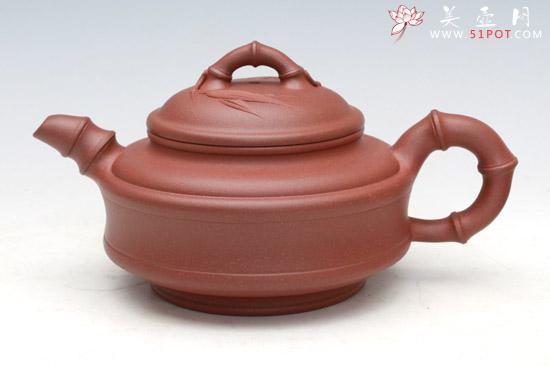 紫砂壶图片：双线竹鼓 - 美壶网