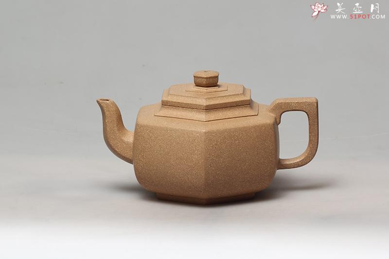 紫砂壶图片:六方雪华 - 美壶网