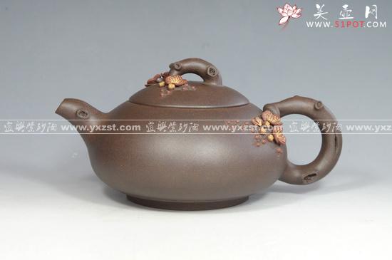 紫砂壶图片：暗香 - 美壶网