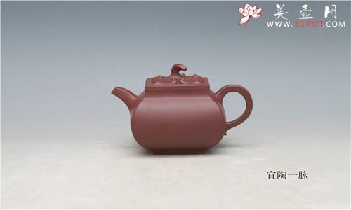 紫砂壶图片：四方茄段 - 美壶网