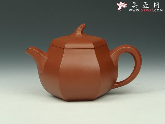 紫砂壶图片：六方茄段 - 美壶网
