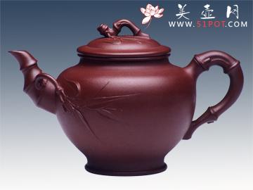紫砂壶图片：竹报春 - 美壶网