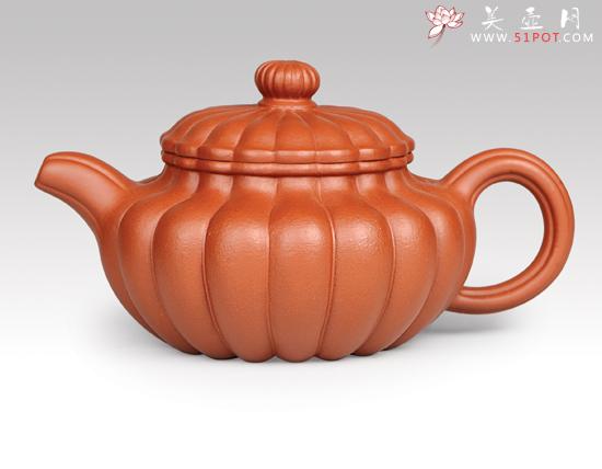 紫砂壶图片：菱花仿古 - 美壶网