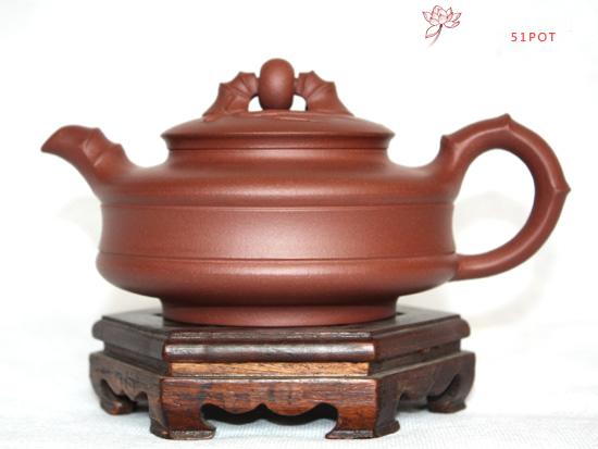 紫砂壶图片：底槽青  玉竹壶 - 美壶网