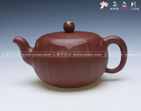 紫砂壶图片：荷花 - 美壶网