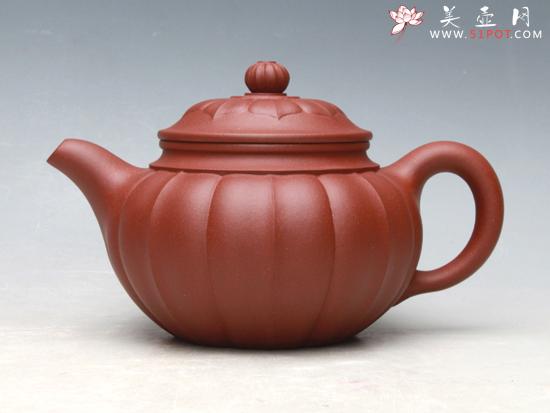 紫砂壶图片：菱花如意 - 美壶网