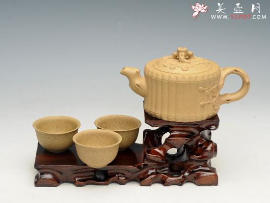 紫砂壶图片：松竹梅 - 美壶网