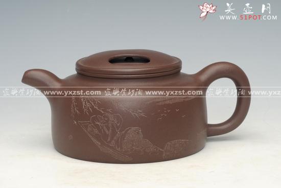 紫砂壶图片：牛盖莲子 - 美壶网