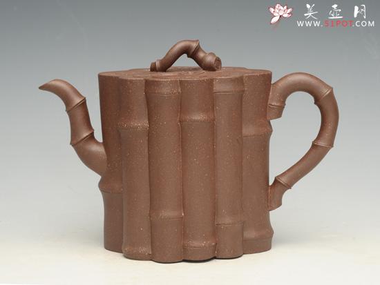 紫砂壶图片：十三竹 - 美壶网