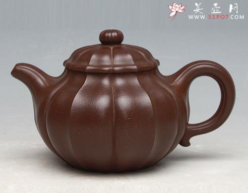 紫砂壶图片：菱花掇只 - 美壶网