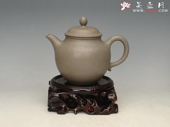 紫砂壶图片：灰段系列2 秋水 容量：280cc - 美壶网