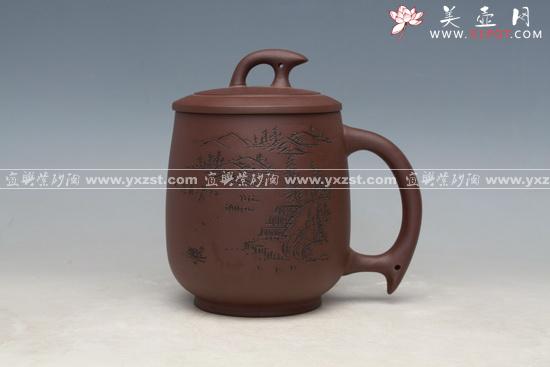 紫砂壶图片：龙山杯 - 美壶网