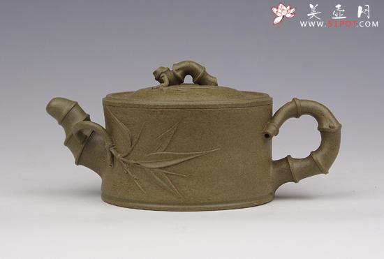 紫砂壶图片：竹段 - 美壶网