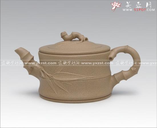 紫砂壶图片：小竹段 - 美壶网