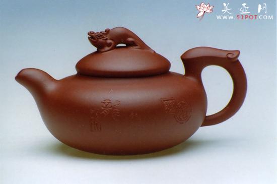 紫砂壶图片:螭龙如意 - 美壶网