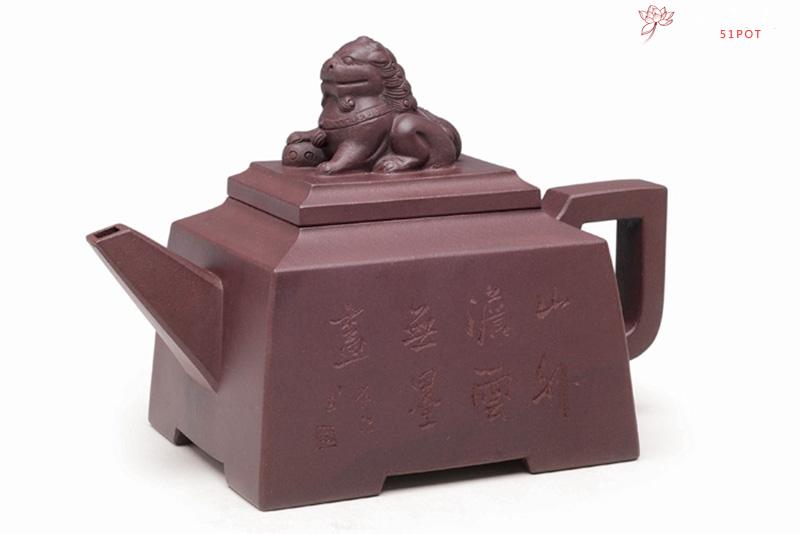 紫砂壶图片：座狮 - 美壶网