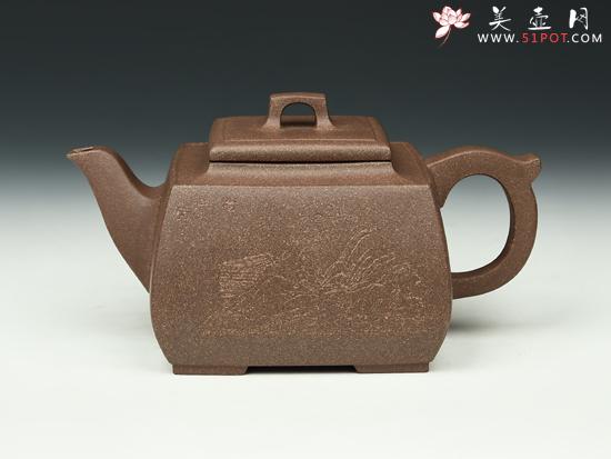 紫砂壶图片：四方桥顶 - 美壶网