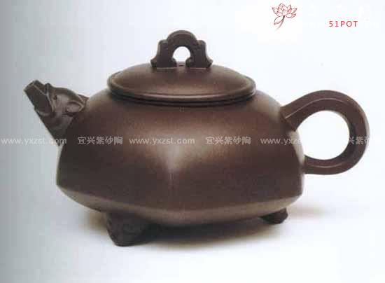 紫砂壶图片：飞来福壶 - 美壶网