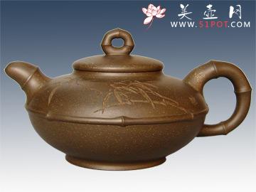 紫砂壶图片：竹韵第二届太博会金奖 - 美壶网