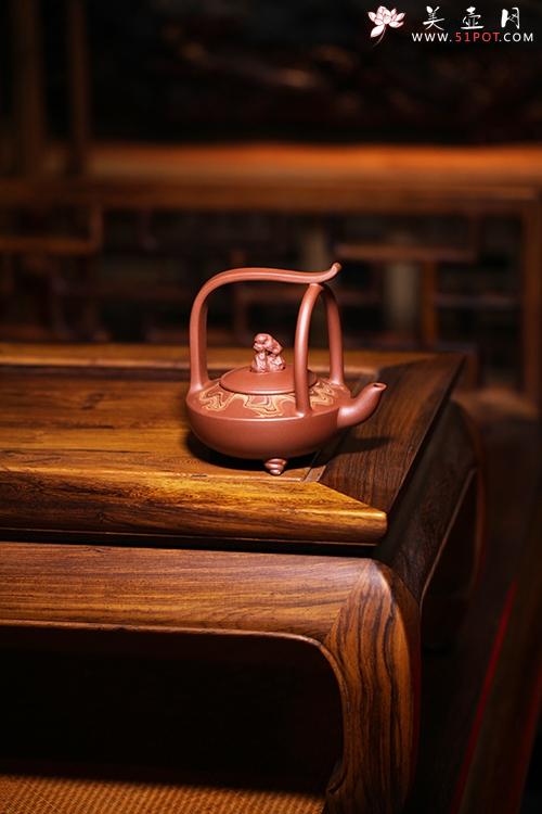 紫砂壶图片：青岛印象石老人山之盼 - 美壶网